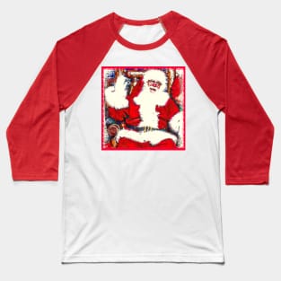 santa waving Baseball T-Shirt